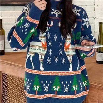 Maglione dell'albero di Natale dell'alce